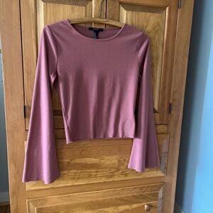 Forever 21 Mauve Long Sleeve Top
